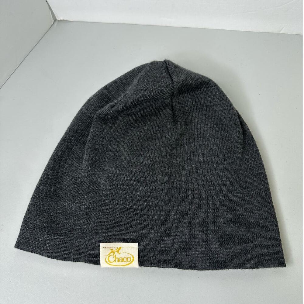 Chaco Footwear Gray Beanie Hat Unisex O/S Hiking Outdoor Casual